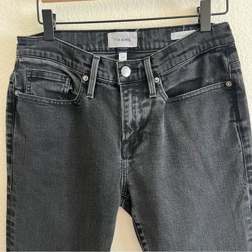 Frame Men's L'Homme Skinny Black Size 30 - Picture 3 of 8